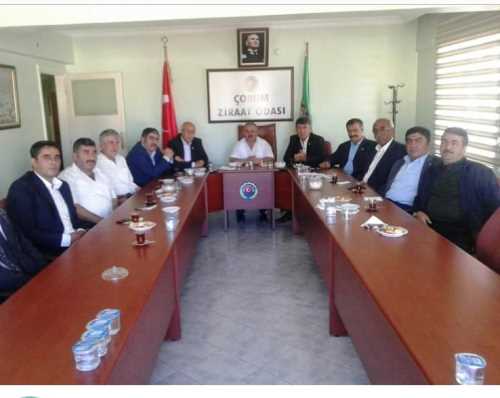 Çorum Ziraat Odaları İl Koordinasyon Kurulu Toplantısı