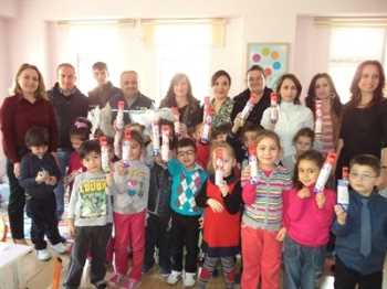 Çorumgaz A.Ş.'den Anaokullarına Diş Fırçası ve Macunu