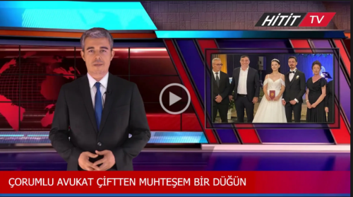 Çorumlu Avukat Çiftten Muhteşem Bir Düğün! 