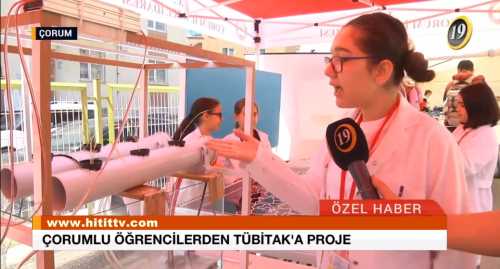 Çorumlu Öğrencilerden Tübitak'a Proje