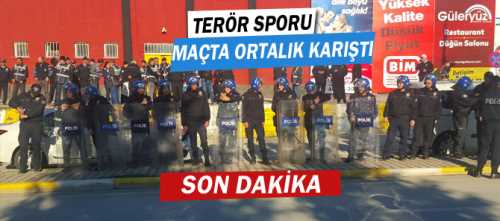 Çorumlu taraftarlar Van Maçı sonrası stadın camlarını kırdı