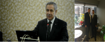 ÇORUMLULAR ADINA BÜLENT ARINÇ'A GEÇMİŞ OLSUN ZİYARETİ