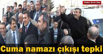 Cuma çıkışı Sarıgül'e tepki