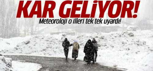 Cumartesi - Pazar Günü Kar Yağışı Bekleniyor 