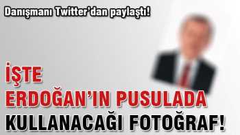 Cumhurbaşkanı Adayı Erdoğan'ın seçim fotoğrafı