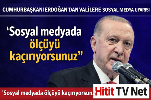 Cumhurbaşkanı Erdoğan’dan Kamuya Sosyal Medya Uyarısı