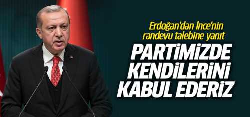 Cumhurbaşkanı Erdoğan'dan Muharrem'e İnce ayarlı cevap!