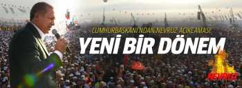 Cumhurbaşkanı Erdoğan'dan Nevruz bayramı mesajı