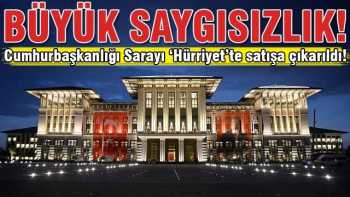 Cumhurbaşkanlığı ismini değil 'Ak Saray'ı satılığa çıkardı