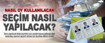 Cumhurbaşkanlığı seçimi nasıl oy kullanılacak?