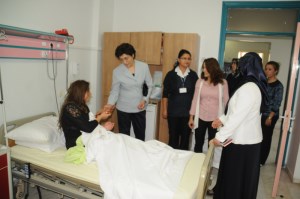 Belediye Hastane Ziyaretlerine Devam Ediyor