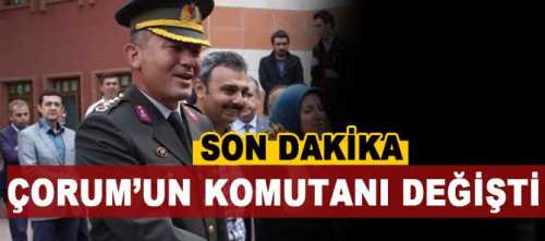 Darbeye karşı dik duran Çorum İl Jandarma ve Garnizon Komutanı Kd. J. Alb. Ahmet Çelik,Ankara’ya Ataması yapıldı