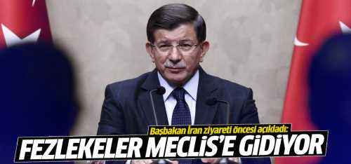 DAVUTOĞLU ''TERÖRE DESTEK VERMEYİ TOPLUM VİCDANI KABUL ETMEZ''