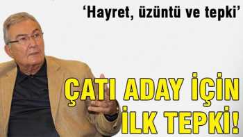 Deniz Baykal‘dan 'çatı aday' için ilk tepki