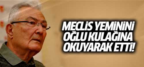 Deniz Baykal,TBMM'de yemin edecek