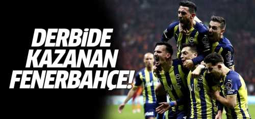 Derbinin  kazananı Fenerbahçe
