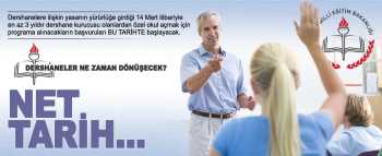 Dershanelerin dönüşümü için  bu tarih önemli