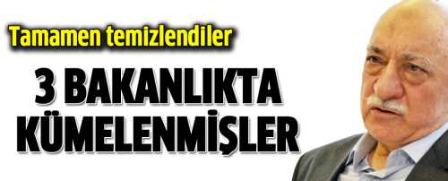 Devlet kadrosundaki 1800 kripto FETÖ'cü deşifre oldu olmaya da devam ediyor