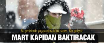 Dikkat! Soğuk ve karlı hava geliyor