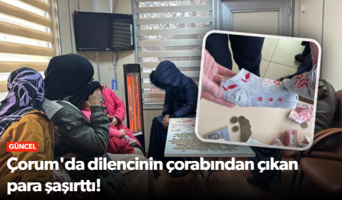 Dilencinin Çorabından Yüklü Miktarda Para Çıktı!