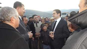 DODURGA'DA KÖYLÜLER VE KAYMAKAM KARŞI KARŞIYA GELDİ