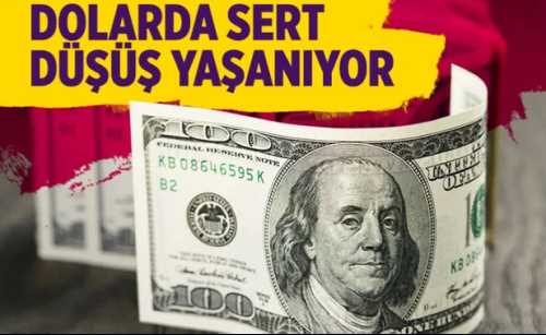 Dolarda kademeli düşüş yaşanıyor