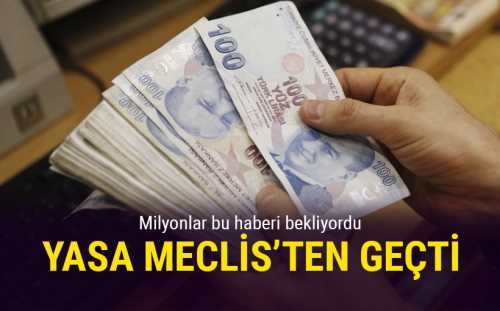 Dörtgözle beklenen yasa Meclis'ten geçti