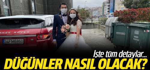 Düğün ve Nikahlarla ilgili yeni açıklama!