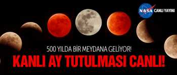 DÜNYA AY TUTULMASINI İZLİYOR