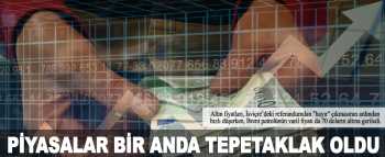 Dünya Piyasaları Tepetaklak oldu