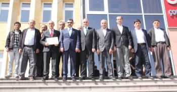 DÜVENCİ BELEDİYE BAŞKANI YALÇIN MAZBATASINI ALDI