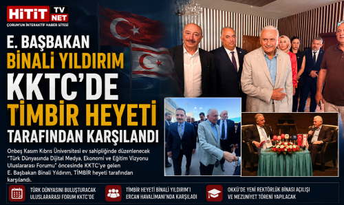 E. Başbakan Binali Yıldırım KKTC’de TİMBİR Heyeti Tarafından Karşılandı