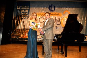 Hande Dalkılıç Çorum’da Piyano resitali verdi