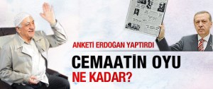 Başbakan Erdoğan'ın cemaatin oyunu araştırttığı öne sürüldü