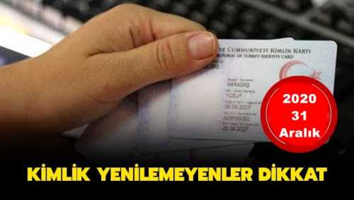 Ehliyet yenileme 31 Aralık 2020'de sona eriyor