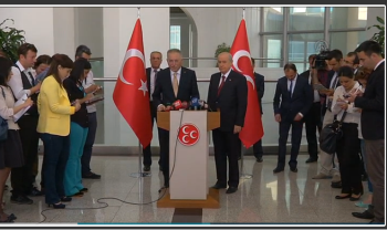 Ekmeleddin İhsanoğlu, Devlet Bahçeli'yle görüştü