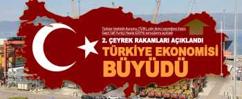 Ekonomide 2. Çeyrek büyüme rakamları açıklandı