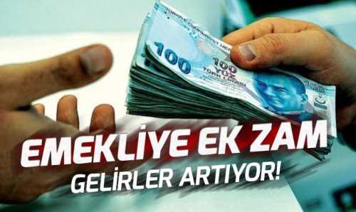 Emekliye ek zam müjdesi!