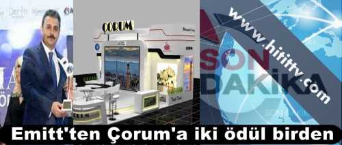 Emitt'ten Çorum'a iki ödül birden