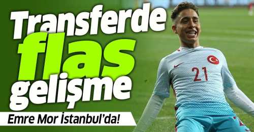 Emre Mor Galatasaray için İstanbul'da