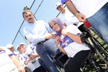 ENGELLİ GENÇLERİN BOCCE KEYFİ