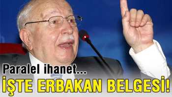 Erbakan Hoca'yı dinleme belgesi