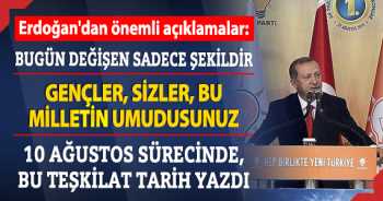 Erdoğan "Emanetci  yok emanet milletin emanetidir"