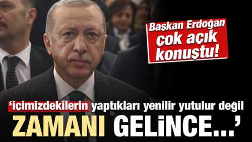 Erdoğan içimizde de bize yanlış yapanlar