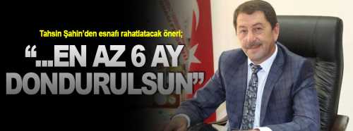 Esnaf Kredilerine erteleme Talebi