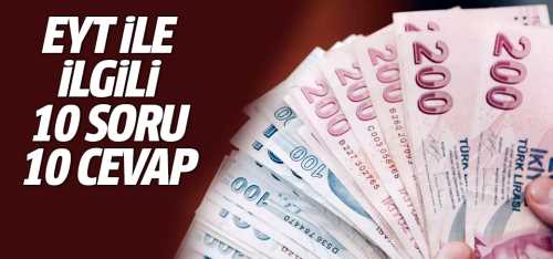 EYT'de  Merak edilen 10 soru 10 cevap 
