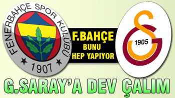 F.Bahçe'den G.Saray'a dev bir çalım