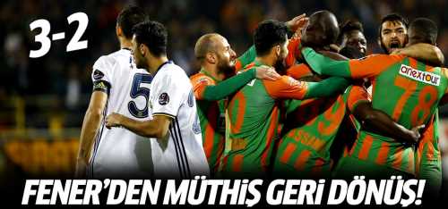F.Bahçe'den müthiş geri dönüş! 3-2