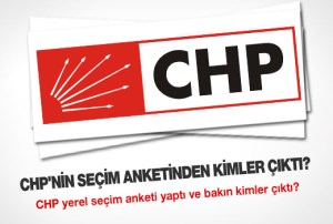 CHP'nin Belediye anketinden bakın kimler çıktı?