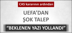 UEFA  FENERBAHÇE KÜME DÜŞÜRÜLSÜN TALEBİ !
